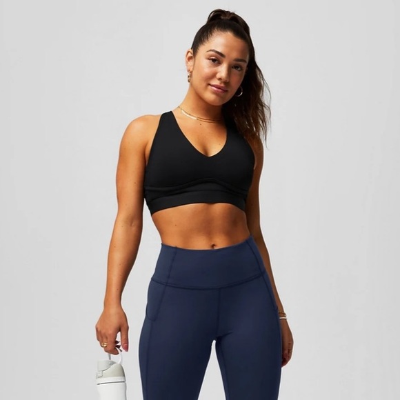 FABLETICS All Day Everyday Low Impact Bra - BLACK - Picture 2 of 8